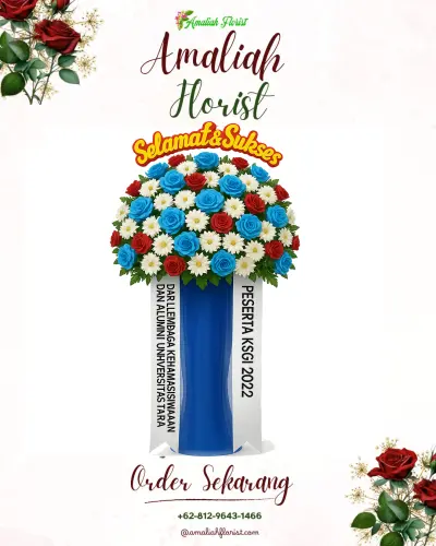 Standing Flower di Rumah Duka Tanjung Mulia Hilir